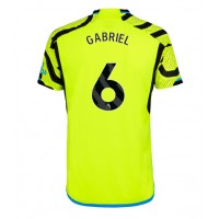 Arsenal Gabriel Magalhaes #6 Replica Away Shirt 2023-24 Short Sleeve